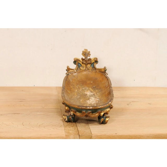 Late 18th Century Italian Carved Wood Bowl For Sale - Image 4 of 11