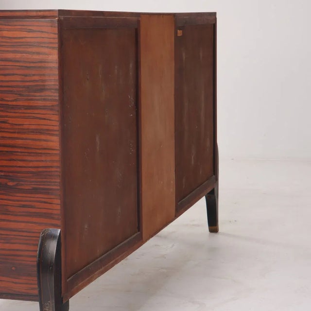 French Macassar Ebony Art Deco Sideboard, C. 1930 For Sale - Image 10 of 10
