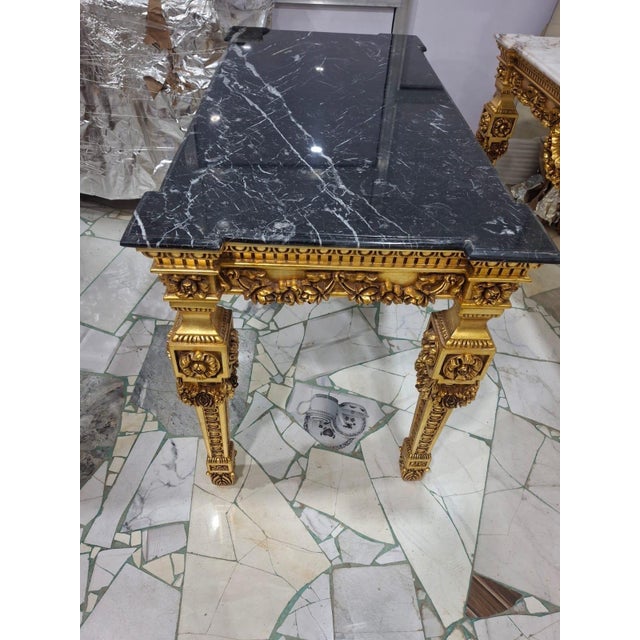 White Vintage Louis XVI Entryway Console For Sale - Image 8 of 9