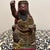 Wood Antique 19th Century Chinese Carved Wood Seated Guardian Figure For Sale - Image 7 of 8