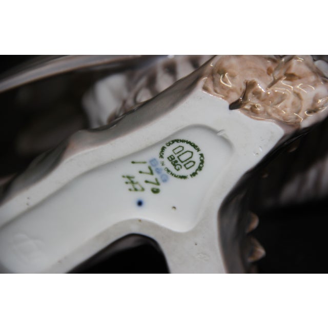 Ceramic Model 1770 Cuckoo Figurine by Dahl Jensen for Bing & Grondahl, 1960s For Sale - Image 7 of 8