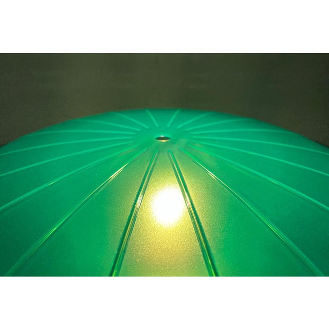 Green Italian Model Agaricon D36 Table Lamp by Ross Lovegrove for Luceplan For Sale - Image 8 of 18