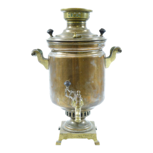 Antique Brass Russian Samovar