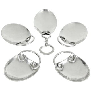 Marie Zimmermann Arts & Crafts Silver Spoons For Sale