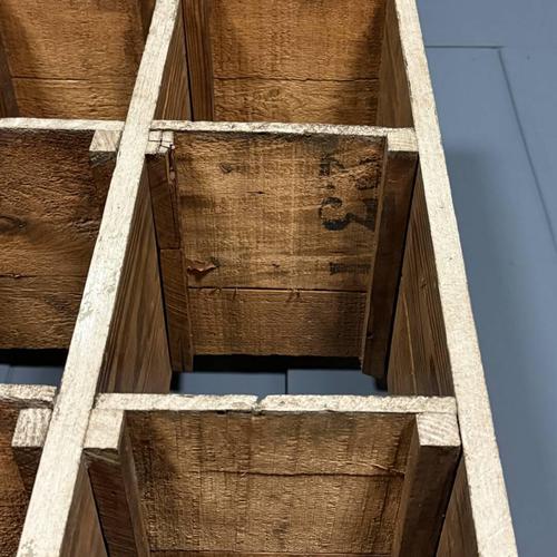 Large Industrial Wooden Workshop Shelves For Sale - Image 17 of 18