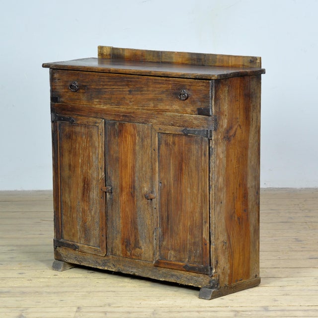 Antique Rustic Pine Cabinet, 1820 For Sale - Image 14 of 14