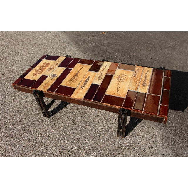Les Herbiers Coffee Table by Roger Capron, 1960s For Sale - Image 9 of 9