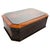 Large Brown and Black Lacquered Box, France, 1970s For Sale - Image 11 of 11