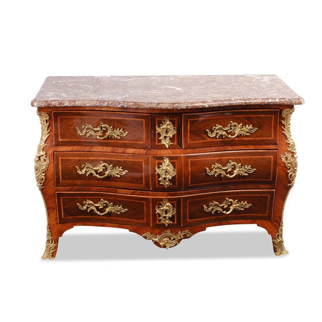 Brown French Louis XV Chest of Drawers, 1760s For Sale - Image 8 of 17
