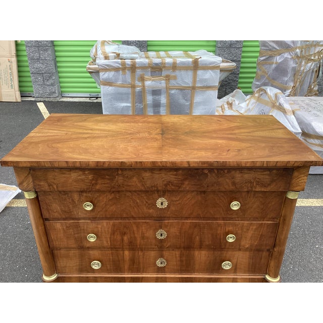 French French Directoire Walnut Chest of Drawers For Sale - Image 3 of 10