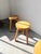 Tripod Stools in Gilded Oak, 1950s, Set of 4 For Sale - Image 18 of 18