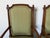 Vintage French Louis XVI Style Carved Walnut Armchairs With Green Upholstery – A Pair For Sale In Miami - Image 6 of 12