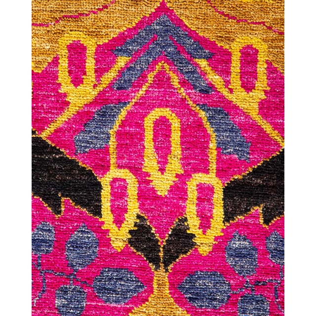 Traditional Arts & Crafts Hand-Knotted Area Rug - Black, 9' 10" x 13' 5" For Sale - Image 3 of 8