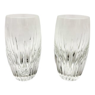 Baccarat Massena Fluted Highball Glasses - a Pair For Sale