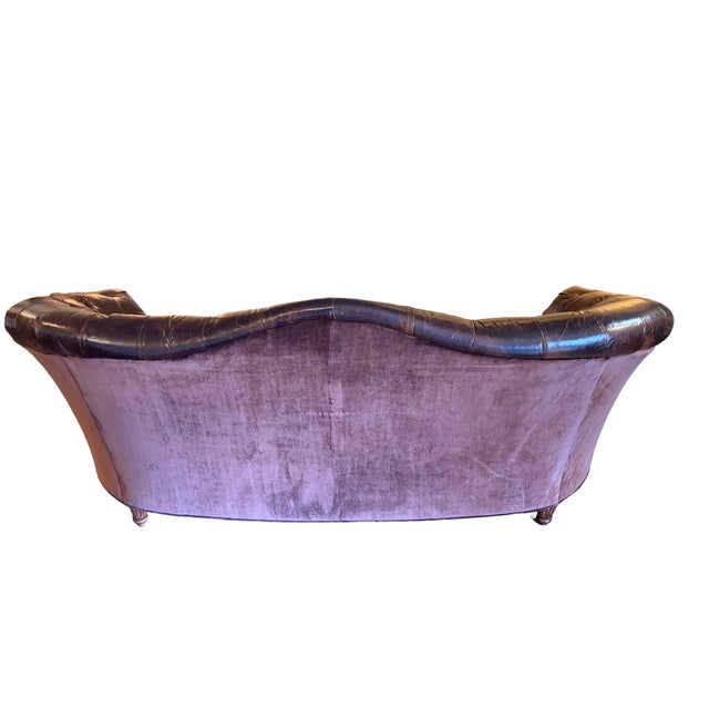 Victorian 1980s Upholstered Victorian Revival Sofa by Paul Robert Inc. For Sale - Image 3 of 7