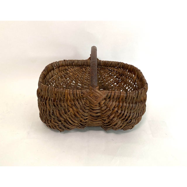 Late 19th Century 19th C French Foraging Basket For Sale - Image 5 of 8