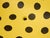 Mid 20th Century Yellow Black Dot Chair For Sale - Image 4 of 12