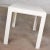 1970s Vintage Modern White Molded Plastic Rectangular Parsons Style Side Table Style Syroco or Kartell For Sale - Image 5 of 13