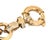 Mid 20th Century Mid 20th Century Knife Edge 14k Two Tone Gold Round Link Bracelet For Sale - Image 5 of 5