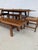 Walnut Torbecchia Dining Table and Chairs by Giovanni Michelucci for Poltronova, 1960s, Set of 6, in Good conditions....