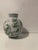 Traditional Round Green & White Cloisonne Symbolic Bird & Vine Vase For Sale - Image 4 of 12