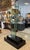 Transparent Monumental Studio Glass Architectural Sculpture with Suspended Sommerso Vase For Sale - Image 8 of 13