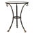 Meurice Glass & Metal Accent Table, Black For Sale