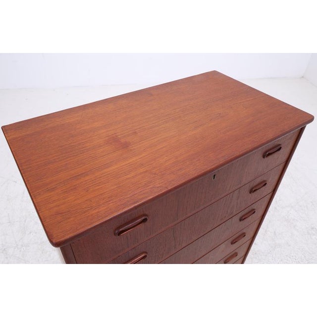 Mid-Century Teak Chest of 6 Drawers, 1960s For Sale - Image 6 of 13