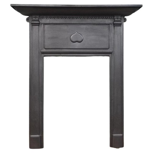 Edwardian Arts and Crafts Cast Iron Fireplace Surround, 1908 For Sale - Image 13 of 13