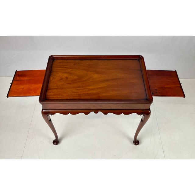 Kittinger Mid 20th Century Kittinger Colonial Williamsburg Tea Table - Early Mark For Sale - Image 4 of 12