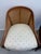 Brown Pair of Vintage Baker Furniture Walnut & Cane Barrel Lounge Chairs For Sale - Image 8 of 17