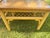 Wood Henry Link Style Wicker & Glass Top Side Tables - A Pair For Sale - Image 7 of 7