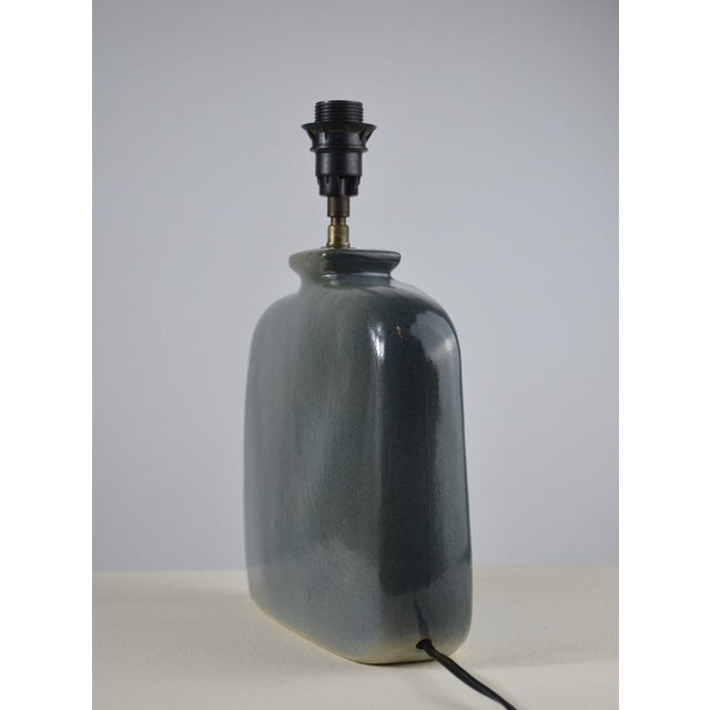 Glazed Ceramic Table Lamp by D. Protion for Vallauris, France, 1970s For Sale - Image 4 of 17