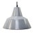 1950s Vintage Industrial Grey Enamel Pendant Light from Philips For Sale - Image 5 of 5