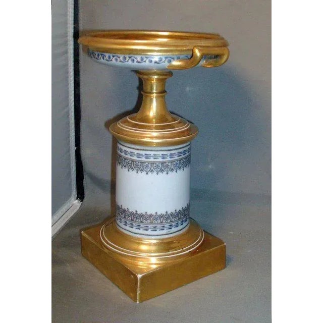 Ceramic Early 19th Century French Empire Paris Porcelain Tazza For Sale - Image 7 of 11