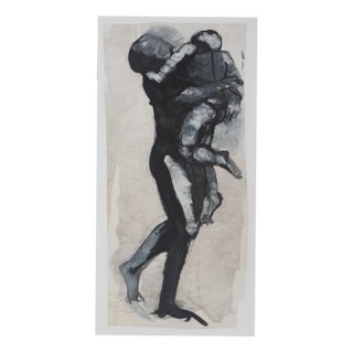 Auguste Rodin, Maternal Tenderness, Engraving, 1897 For Sale
