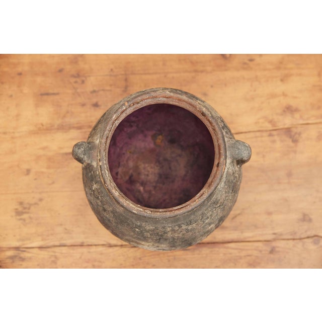 Vintage Small Black Olive Pot For Sale - Image 4 of 11