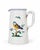 White Vintage Copeland Spode Queen’s Bird Pitcher Jug England Fine Stone 24 Oz For Sale - Image 8 of 8