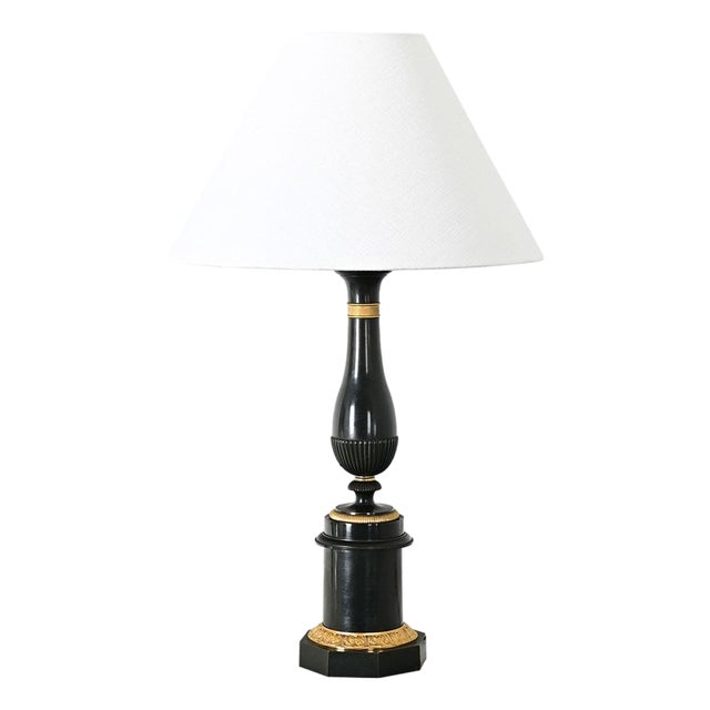 French 20th Century Empire Style Single Table Lamp For Sale