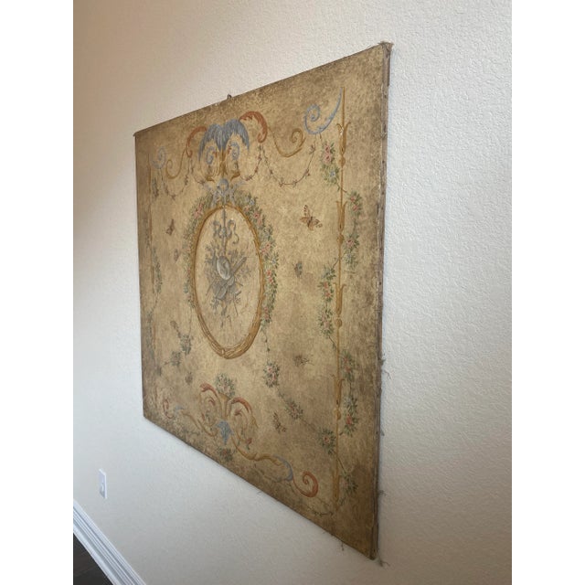 19th C Italian Florentine Oil on Canvas Painting For Sale - Image 9 of 12