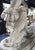 Signed Antique French Plaster Sculpture, a Renaissance Boy and His Dog, C. 1880 For Sale - Image 10 of 18