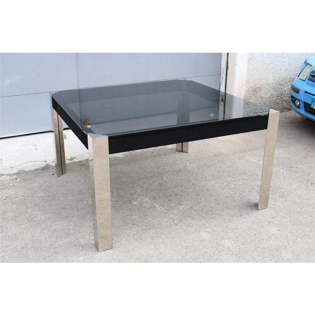 Square Dining Table by Guido Faleschini for Mariani, 1970s For Sale - Image 12 of 12