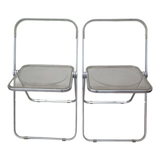 Plia Chairs by Giancarlo Piretti for Anonima Castelli, 1967, Set of 2 For Sale
