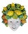 Vintage Sicilian Ceramic Lemon & Citrus Wall Mask Sculpture For Sale - Image 9 of 11