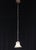 Mid 20th Century Mid 20th Century Art Nouveau Swirl Opal Glass Pendant Light For Sale - Image 5 of 10