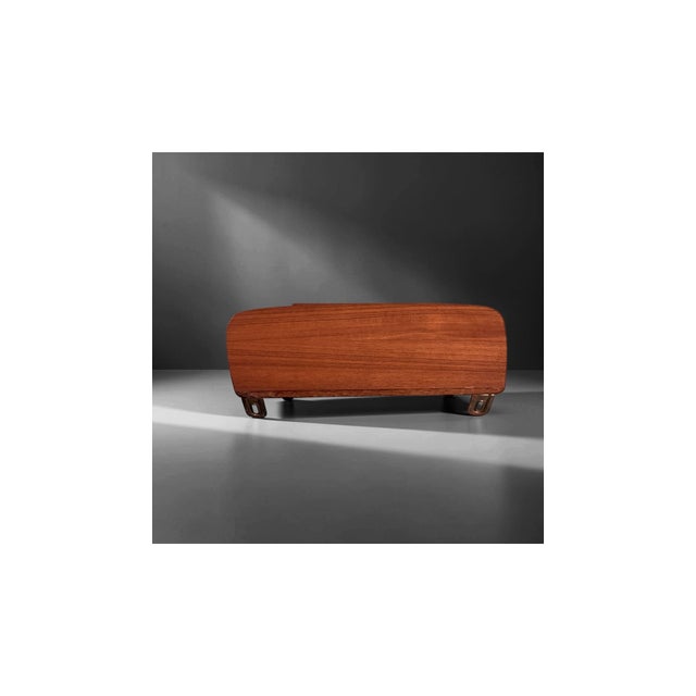 Danish Wall-Mounted Teak Bedside Table, 1960s For Sale - Image 6 of 8