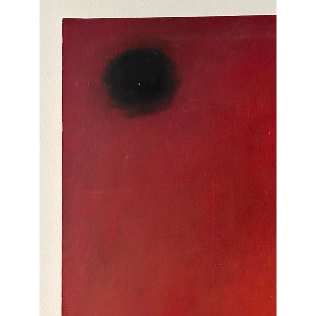 Late 20th Century Modern Abstract Paintnig on Canvas For Sale - Image 4 of 7