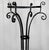1920s Antique Victorian Wrought Iron Garden Plant Stand - 42" For Sale - Image 5 of 12