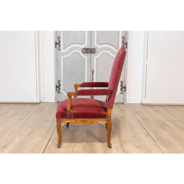 Pair of 19th Century French Arm Chairs For Sale - Image 4 of 14