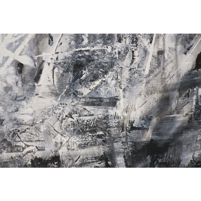 Leila Pinto "Brexit I" Acrylic Painting on Canvas For Sale - Image 4 of 6